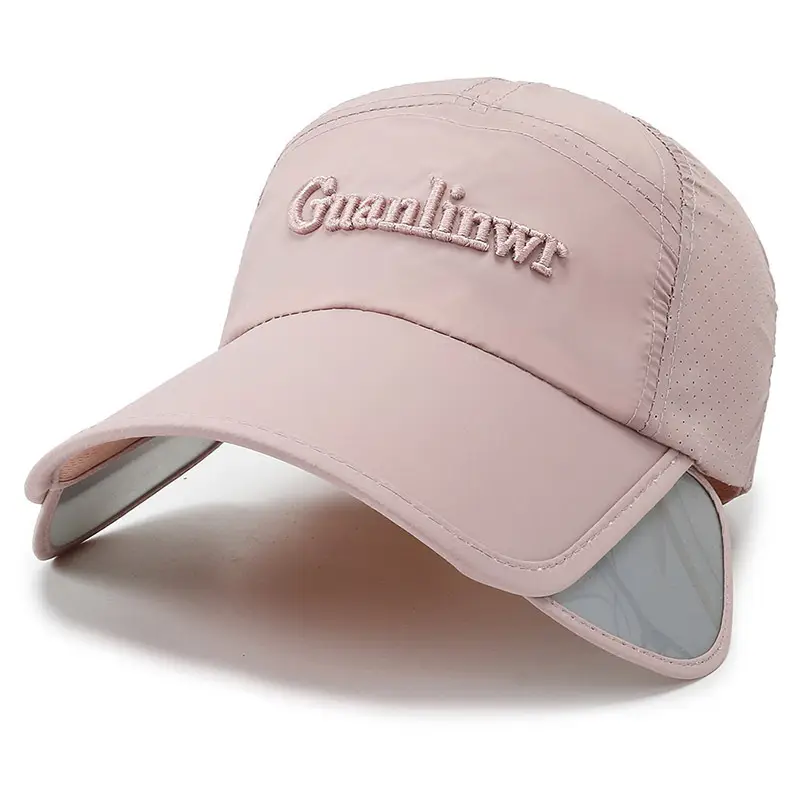 Men Retractable Sun Hat with Extended Brim - Image 7