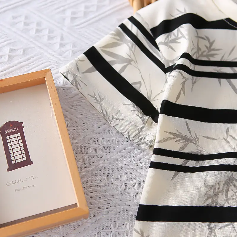 Children Striped Cartoon T-Shirt Small Medium — feature 8