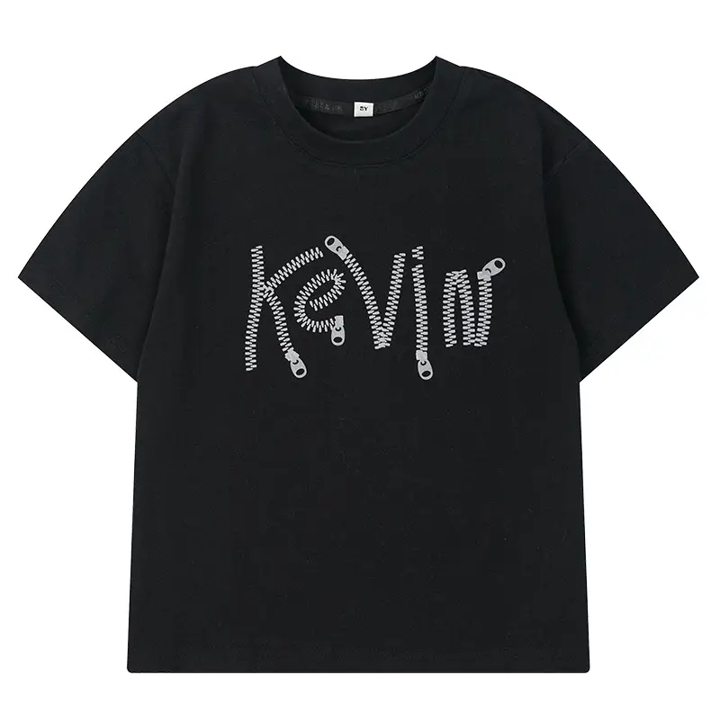 Boys Summer Pink Cotton T-Shirt 2025 Korean Style - Image 7