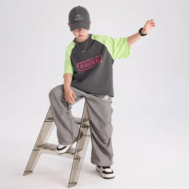 Boys Cotton Dopamine Short Sleeve T-Shirt 2026 - Image 6