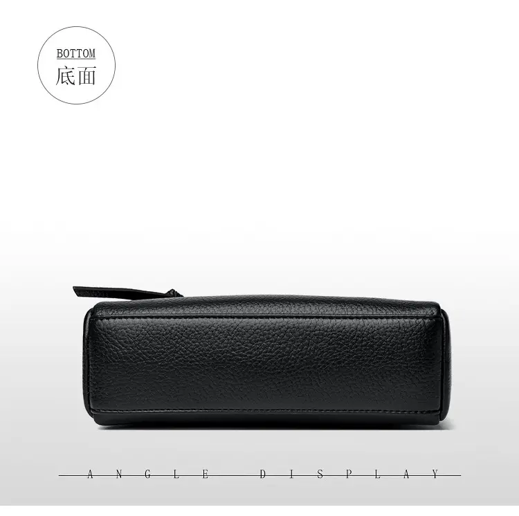 Black Women's Crossbody Phone Bag with Zip Pocket — feature 20