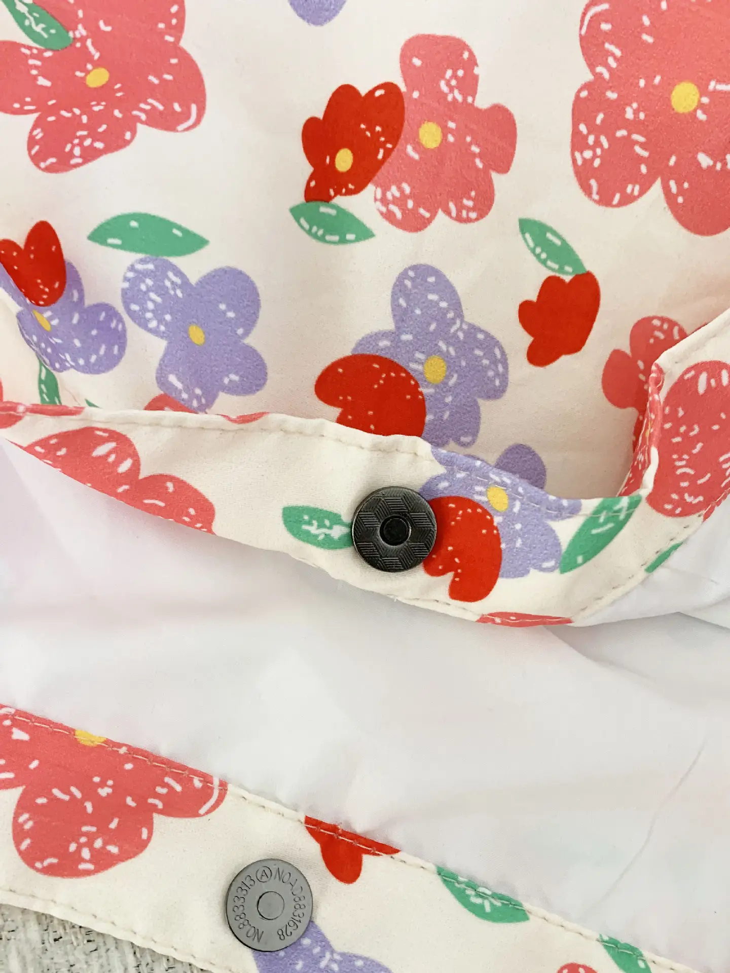 Same Floral Canvas Shoulder Bag Large Capacity Korean Niche — feature 11