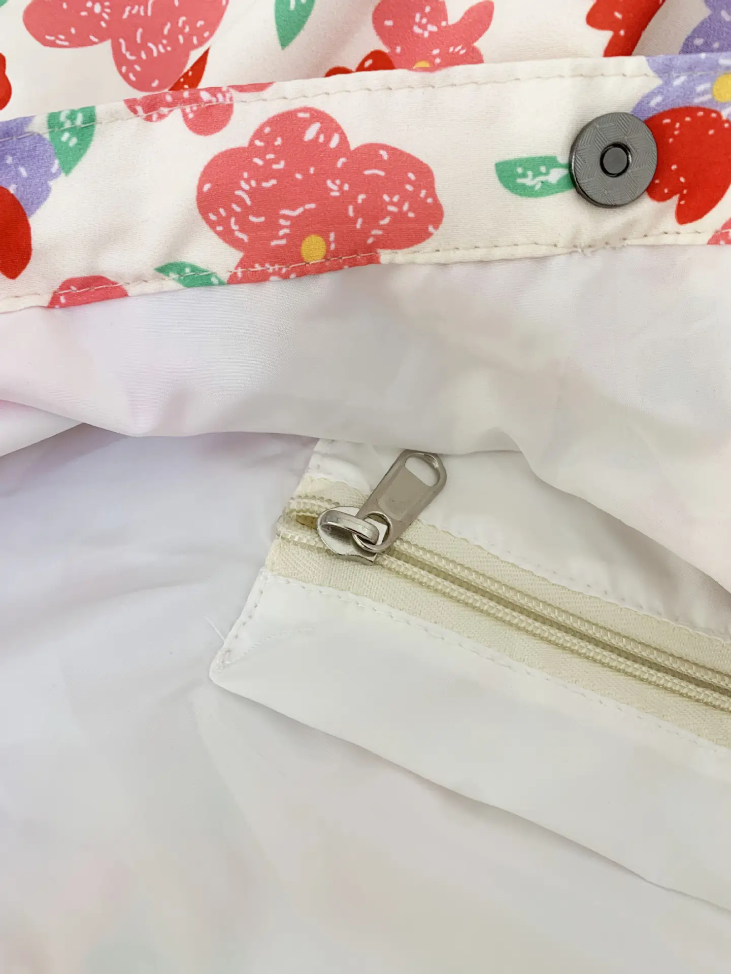 Same Floral Canvas Shoulder Bag Large Capacity Korean Niche — feature 13