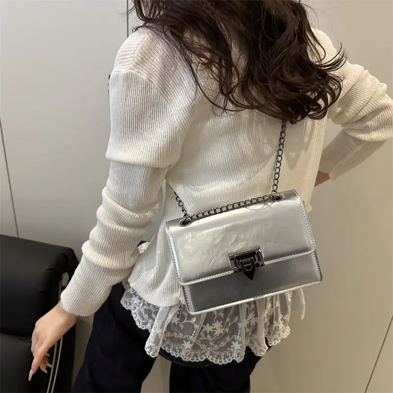 Orange Square Crossbody Bag for Women 2025 - Image 8