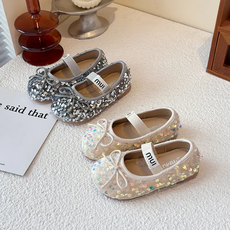 Girls Sequined Princess Shoes Baby Toddler Korean Style — feature 5