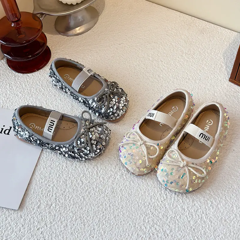Girls Sequined Princess Shoes Baby Toddler Korean Style — feature 6