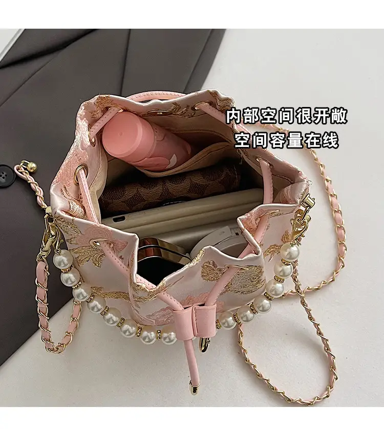 New Beaded National Style Bucket Bag Women — feature 10