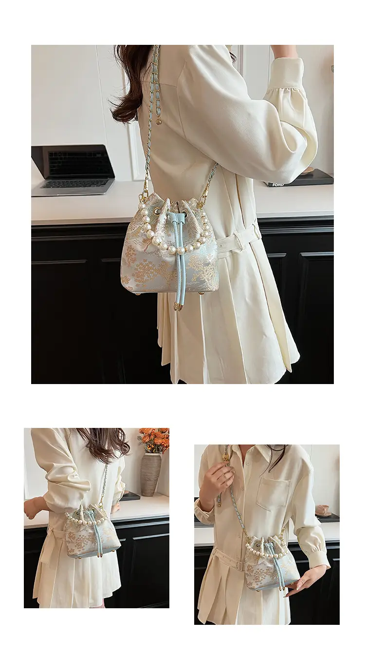 New Beaded National Style Bucket Bag Women — feature 13