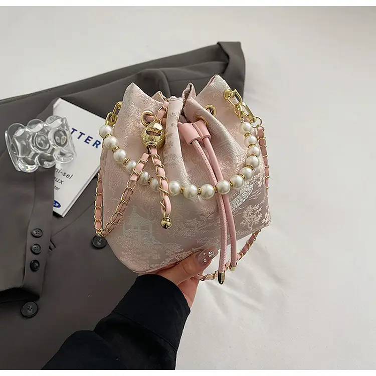 New Beaded National Style Bucket Bag Women — feature 22