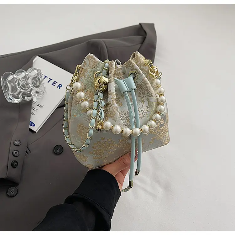 New Beaded National Style Bucket Bag Women — feature 26