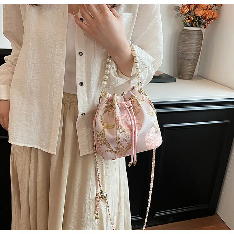 New Beaded National Style Bucket Bag Women — feature 29