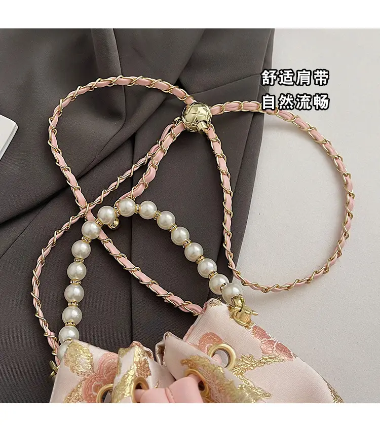 New Beaded National Style Bucket Bag Women — feature 3