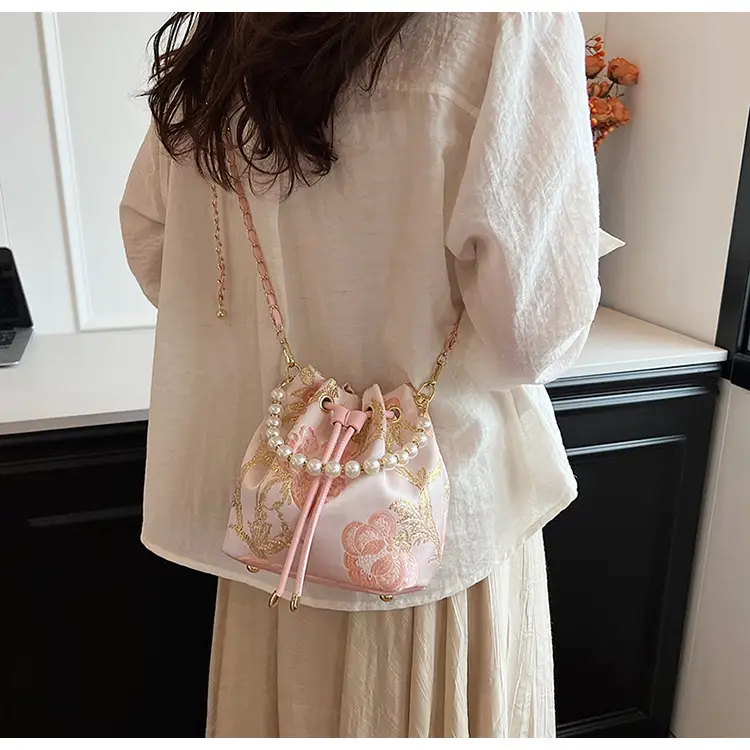New Beaded National Style Bucket Bag Women — feature 31