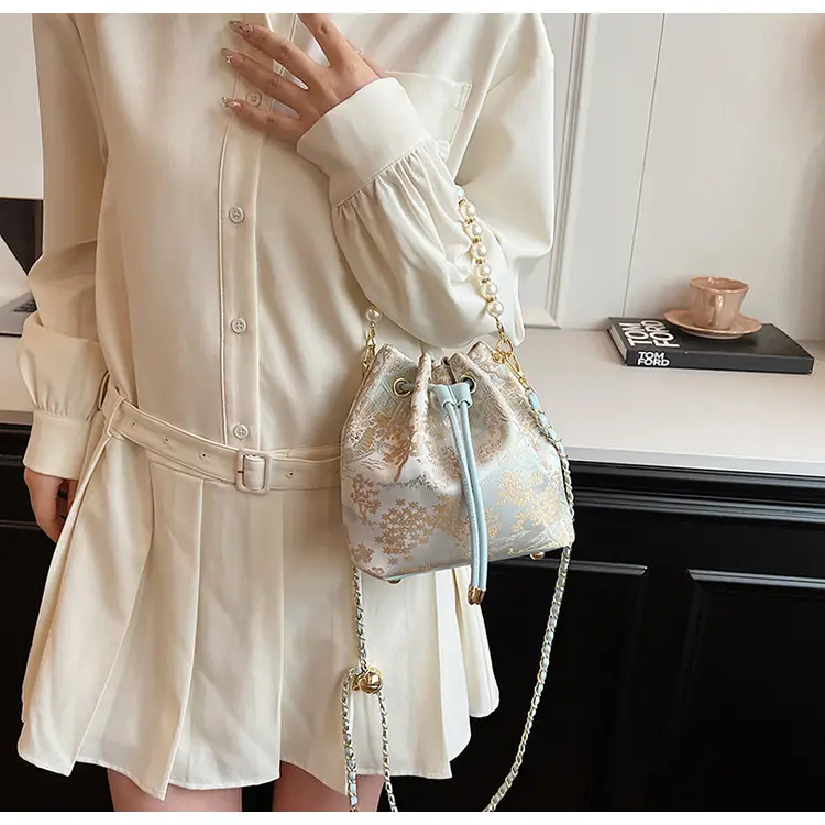 New Beaded National Style Bucket Bag Women — feature 32