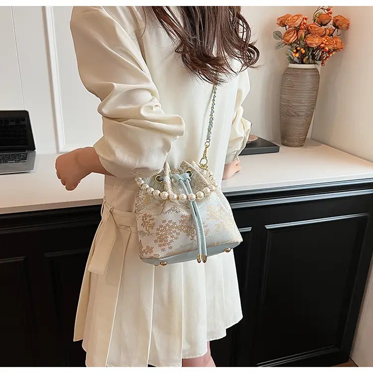 New Beaded National Style Bucket Bag Women — feature 34