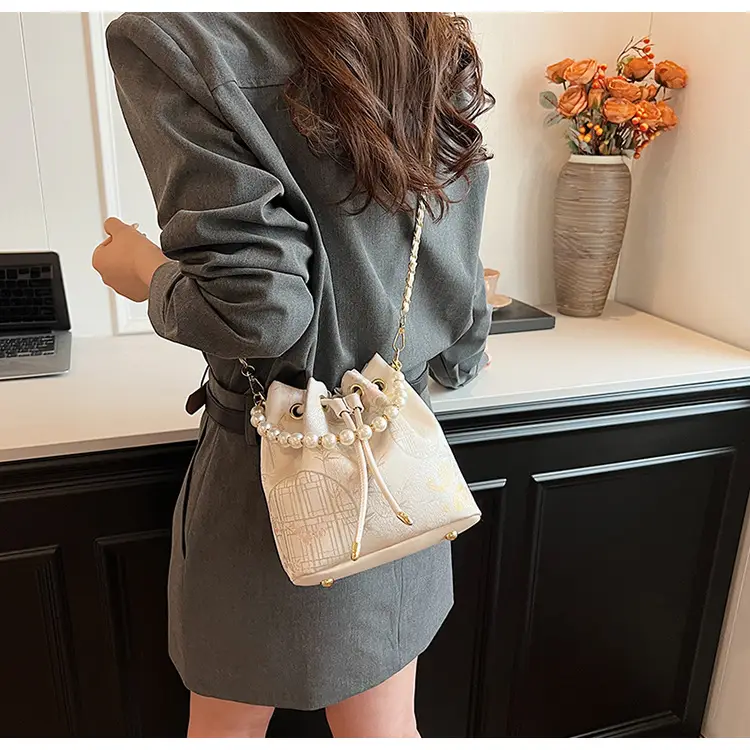 New Beaded National Style Bucket Bag Women — feature 37