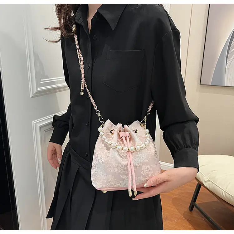 New Beaded National Style Bucket Bag Women — feature 42