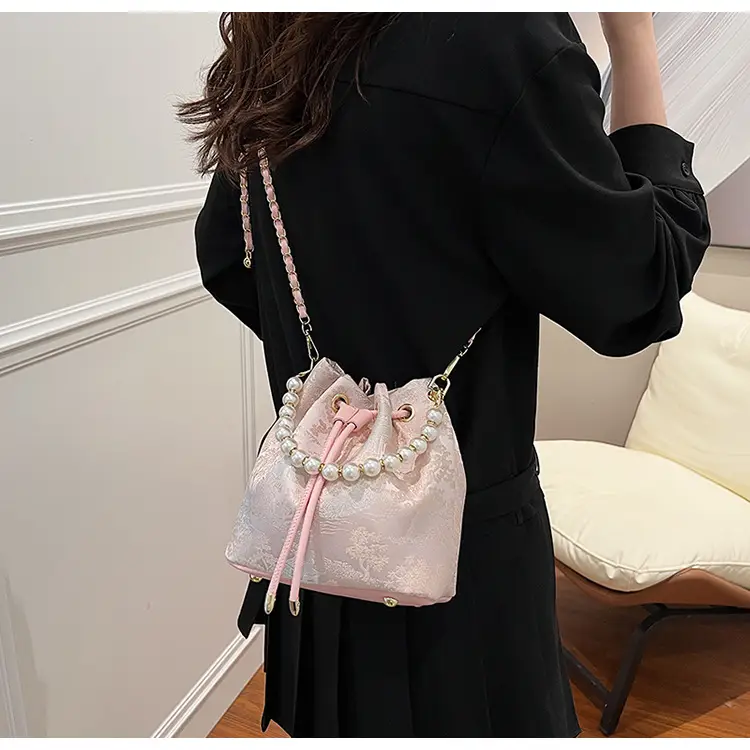 New Beaded National Style Bucket Bag Women — feature 43