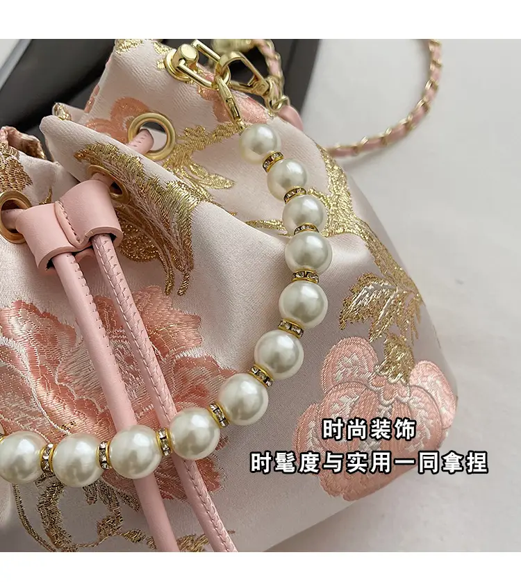 New Beaded National Style Bucket Bag Women — feature 5