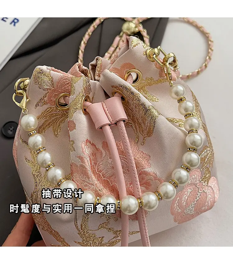 New Beaded National Style Bucket Bag Women — feature 9