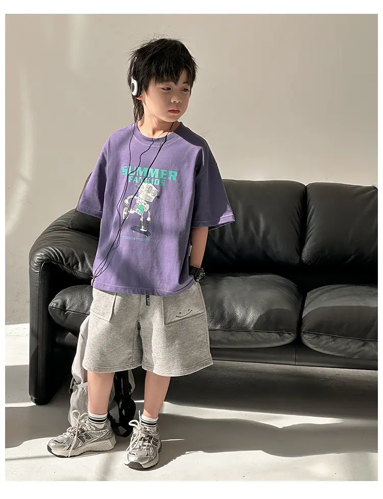 Summer Cotton T-Shirt for Boys 2026 New Style — feature 14