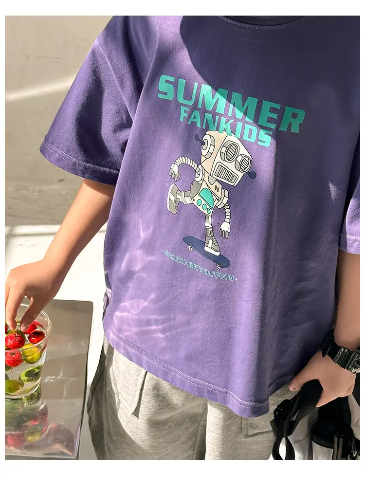 Summer Cotton T-Shirt for Boys 2026 New Style — feature 15