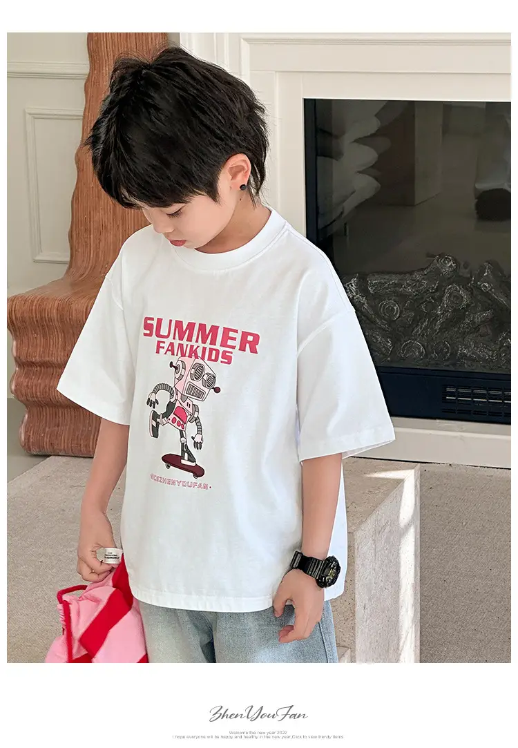Summer Cotton T-Shirt for Boys 2026 New Style — feature 20