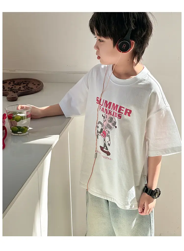 Summer Cotton T-Shirt for Boys 2026 New Style — feature 25
