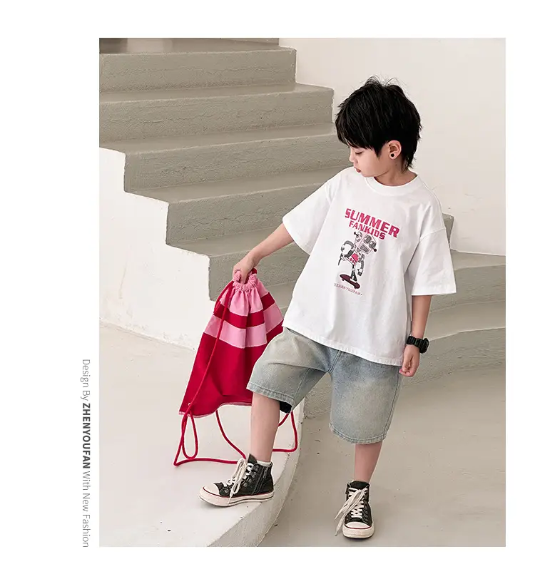 Summer Cotton T-Shirt for Boys 2026 New Style — feature 26