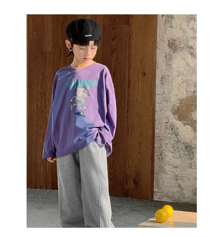 Summer Cotton T-Shirt for Boys 2026 New Style — feature 35