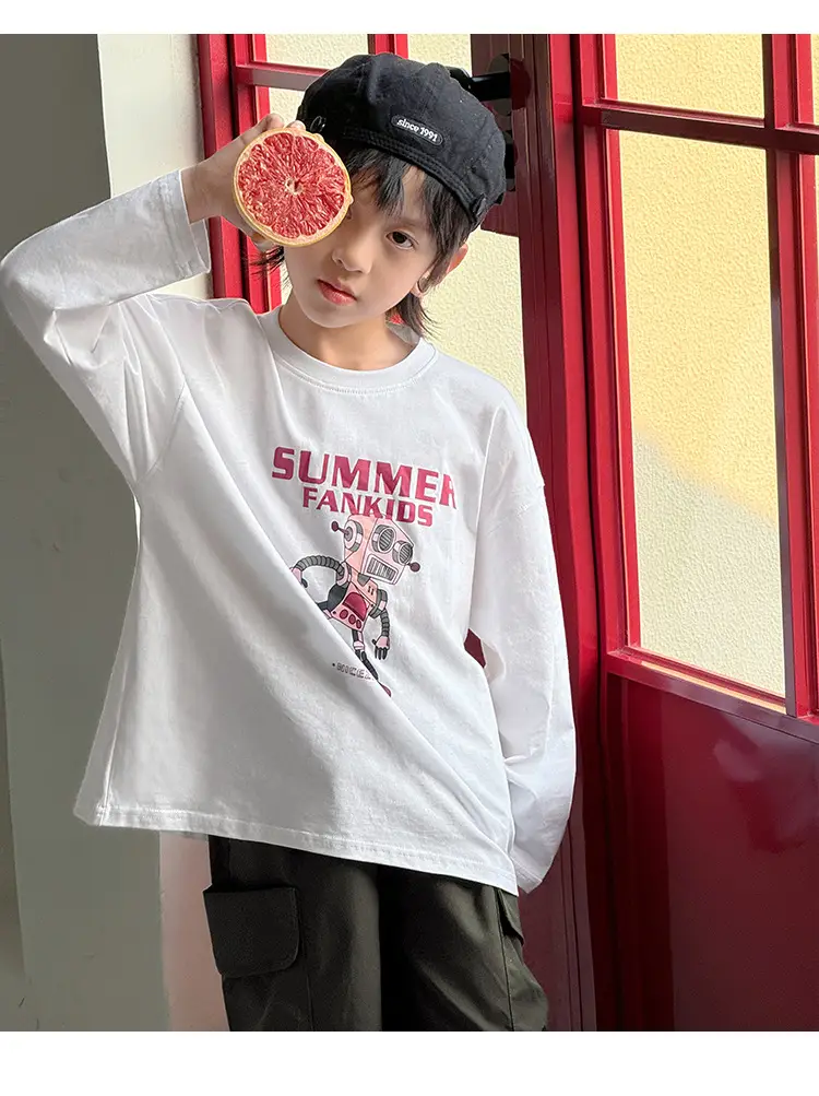 Summer Cotton T-Shirt for Boys 2026 New Style — feature 36