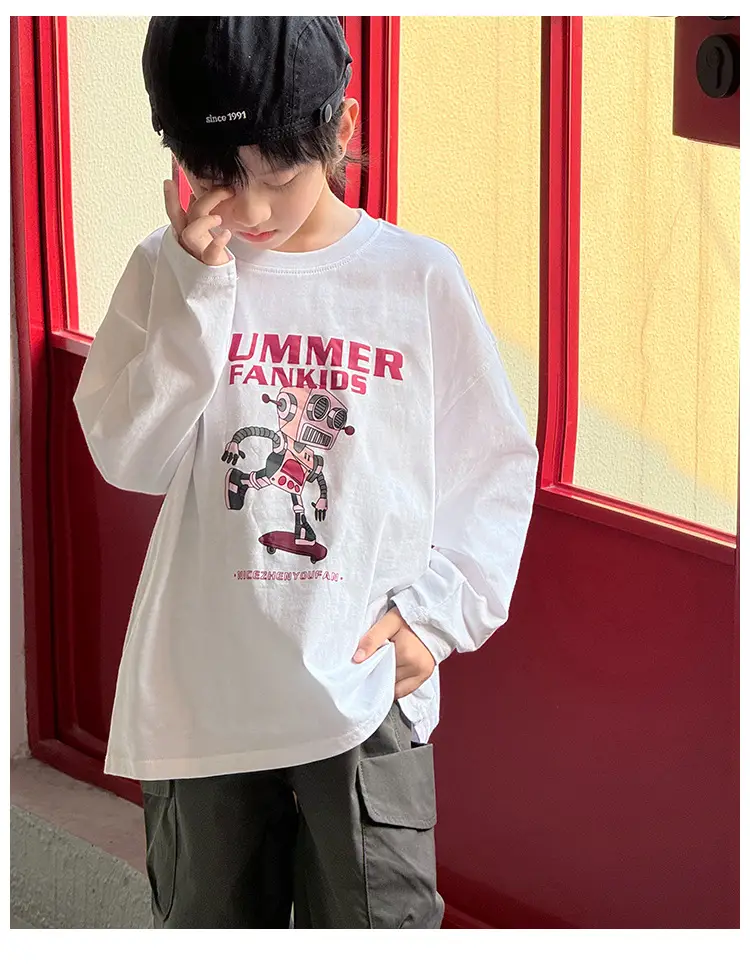 Summer Cotton T-Shirt for Boys 2026 New Style — feature 38