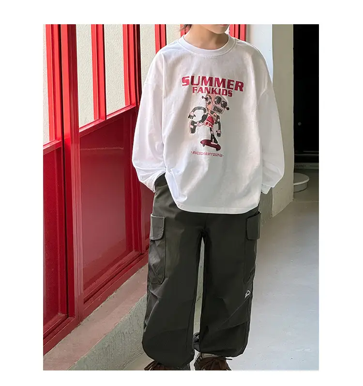 Summer Cotton T-Shirt for Boys 2026 New Style — feature 40