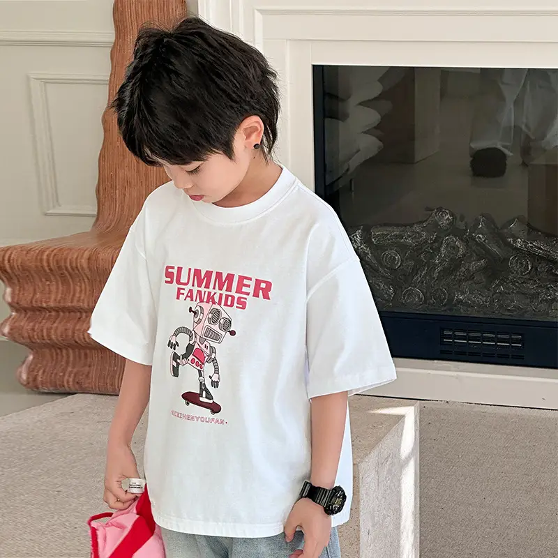 Summer Cotton T-Shirt for Boys 2026 New Style - Image 2