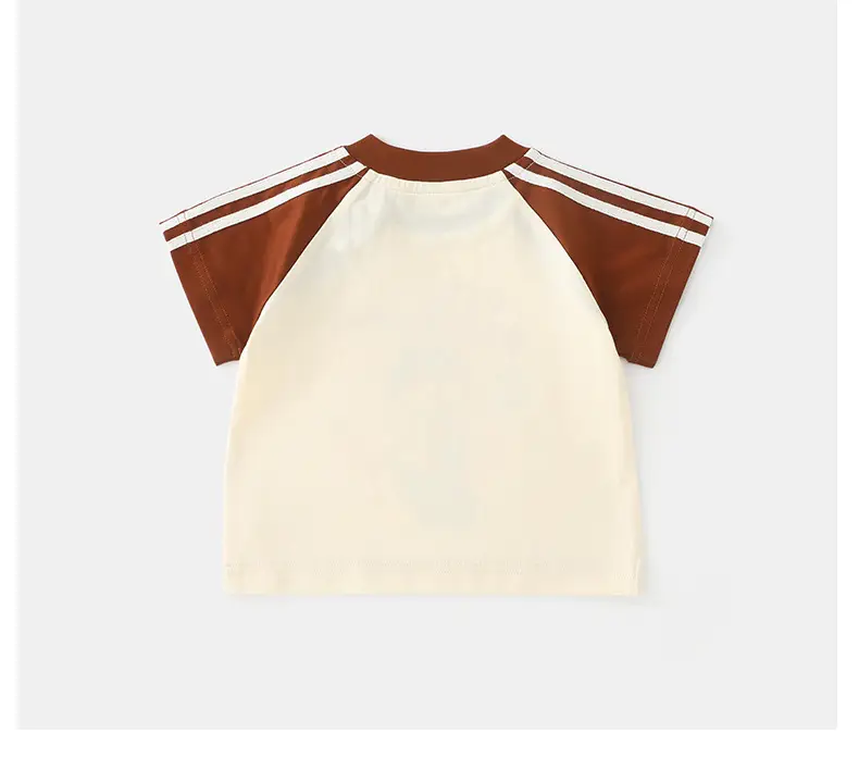 Duuduu Kids T-Shirt Short Sleeve Cotton Summer — feature 19