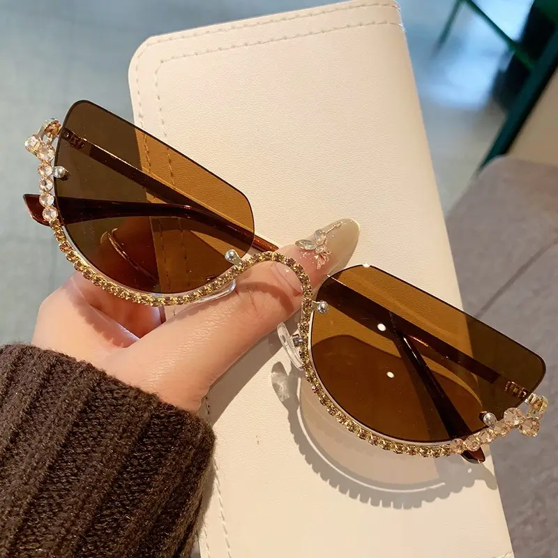 2025 Fashion Sunglasses Polygonal Cat-Eye Anti-UV Women - Image 11