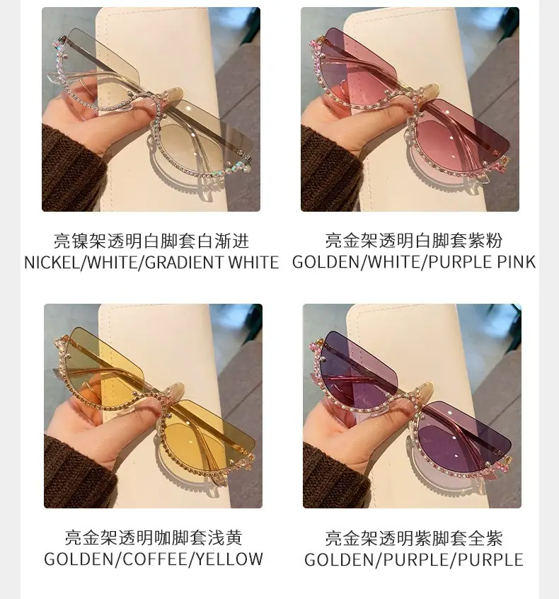 2025 Fashion Sunglasses Polygonal Cat-Eye Anti-UV Women — feature 11