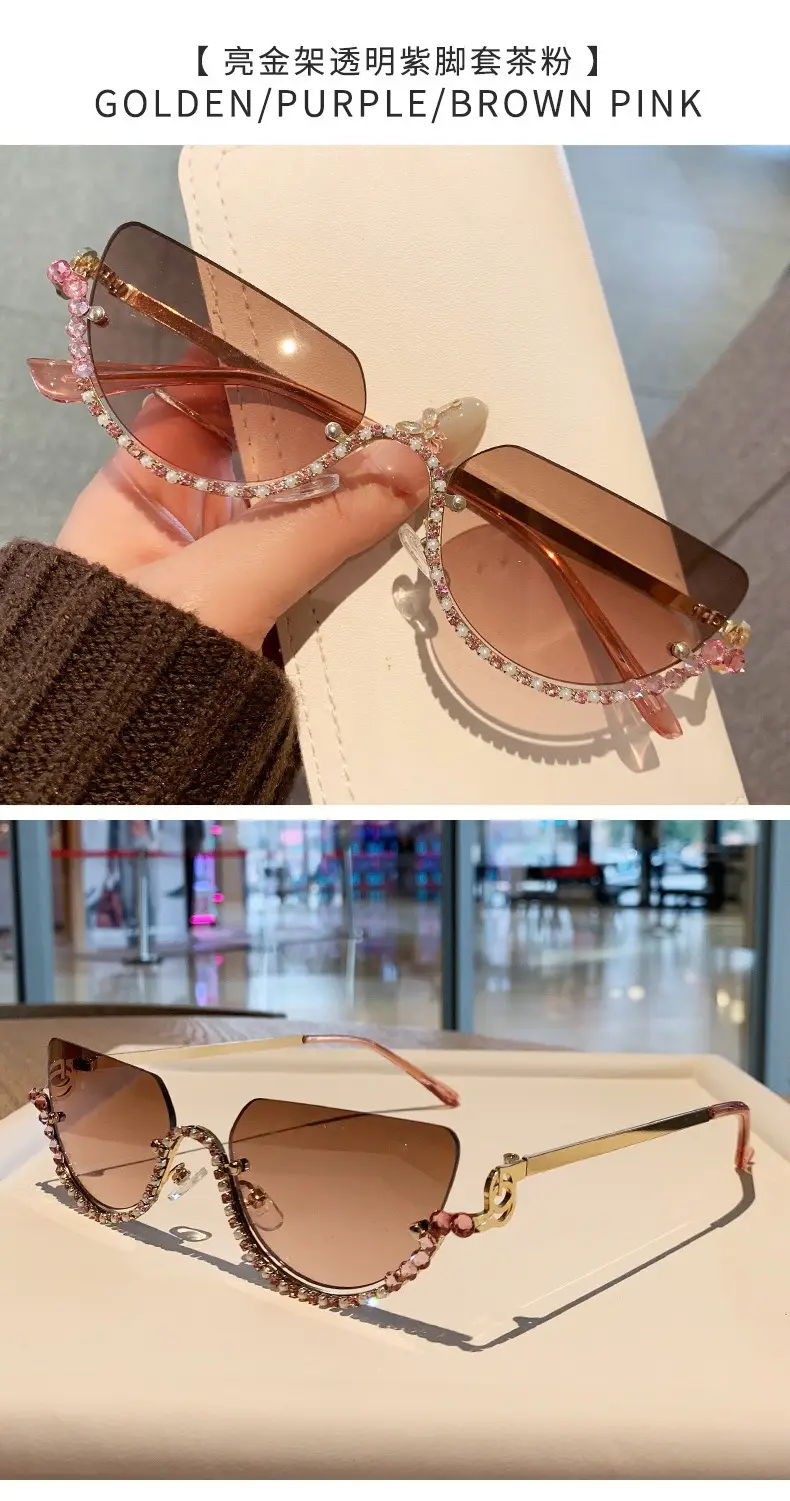 2025 Fashion Sunglasses Polygonal Cat-Eye Anti-UV Women — feature 14