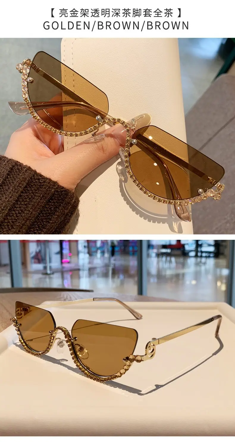 2025 Fashion Sunglasses Polygonal Cat-Eye Anti-UV Women — feature 16
