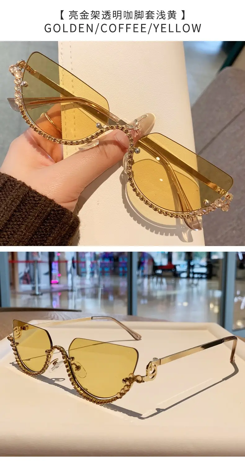 2025 Fashion Sunglasses Polygonal Cat-Eye Anti-UV Women — feature 19