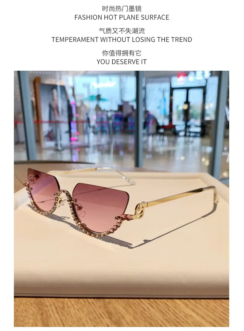 2025 Fashion Sunglasses Polygonal Cat-Eye Anti-UV Women — feature 6