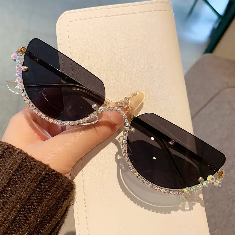 2025 Fashion Sunglasses Polygonal Cat-Eye Anti-UV Women