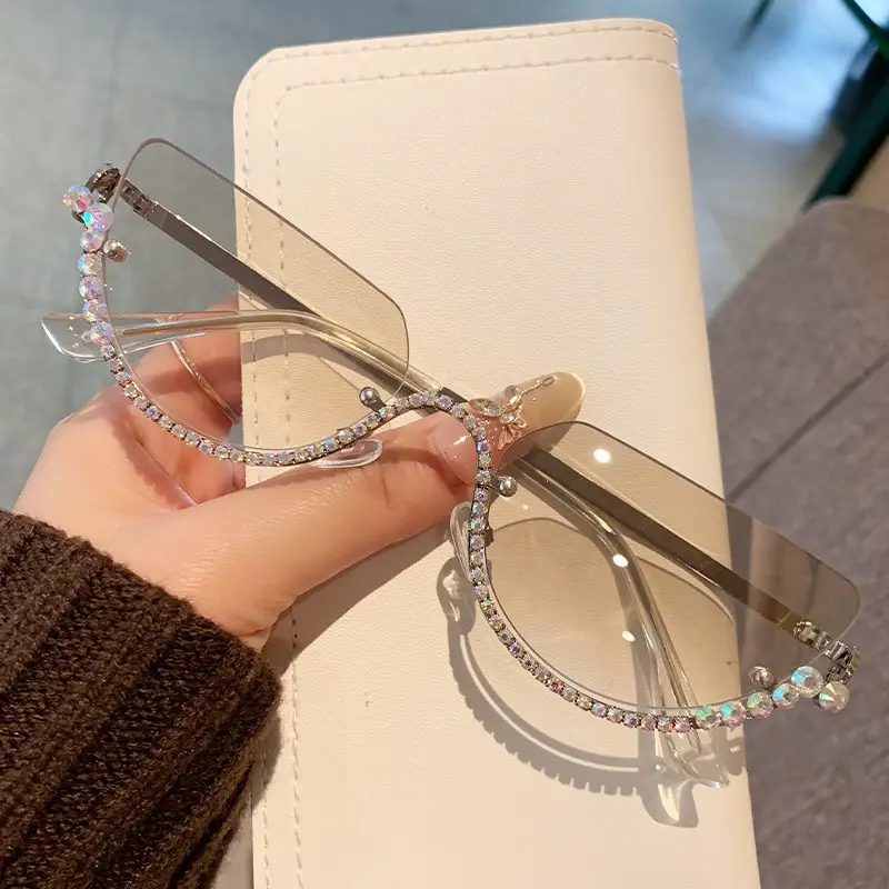2025 Fashion Sunglasses Polygonal Cat-Eye Anti-UV Women - Image 5