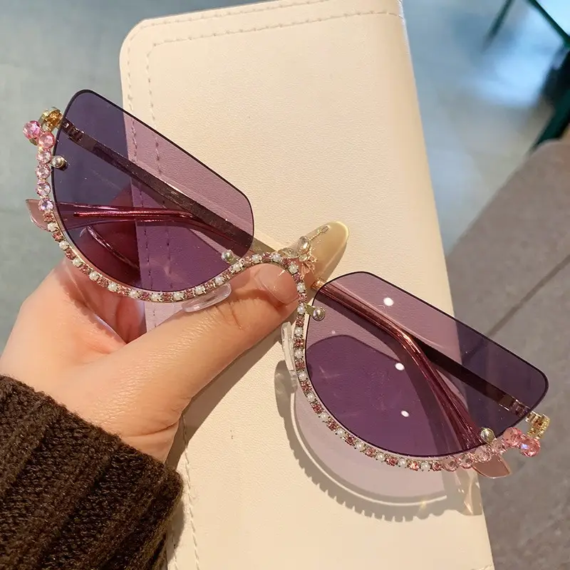 2025 Fashion Sunglasses Polygonal Cat-Eye Anti-UV Women - Image 8
