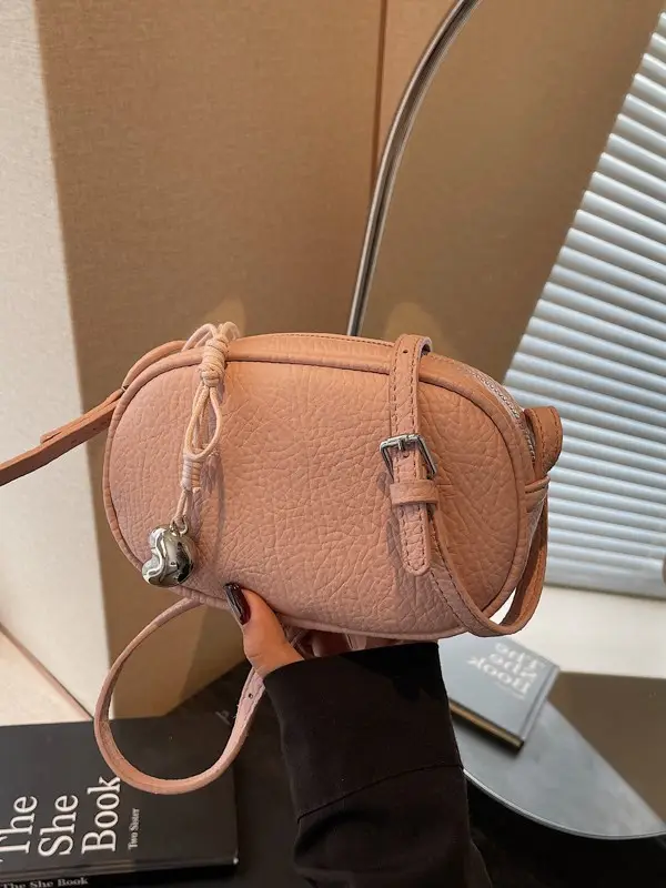 Women's Tan Leather Shoulder Crossbody Bag 2025
