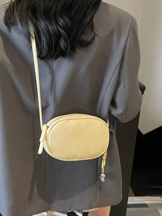 Women's Tan Leather Shoulder Crossbody Bag 2025