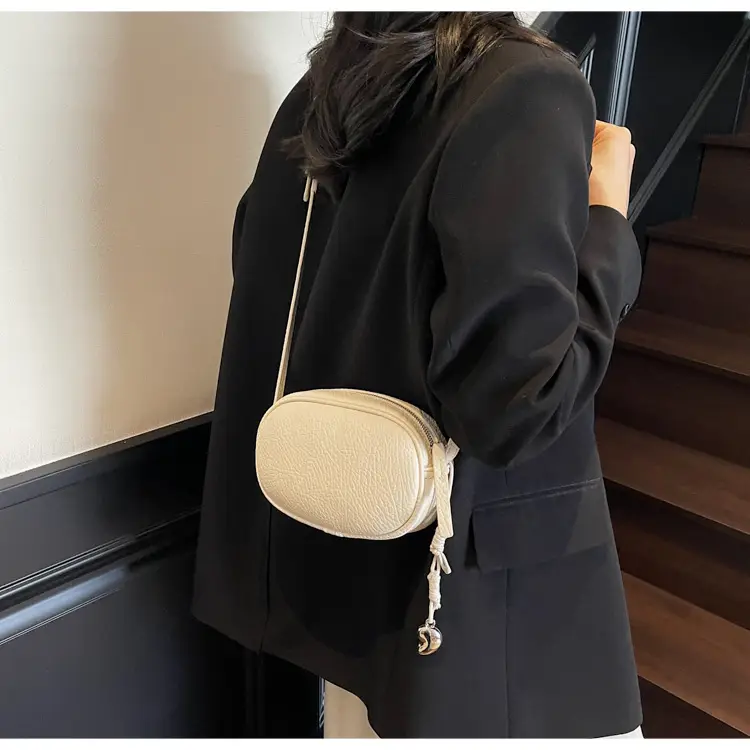 Women's Tan Leather Shoulder Crossbody Bag 2025 — feature 10