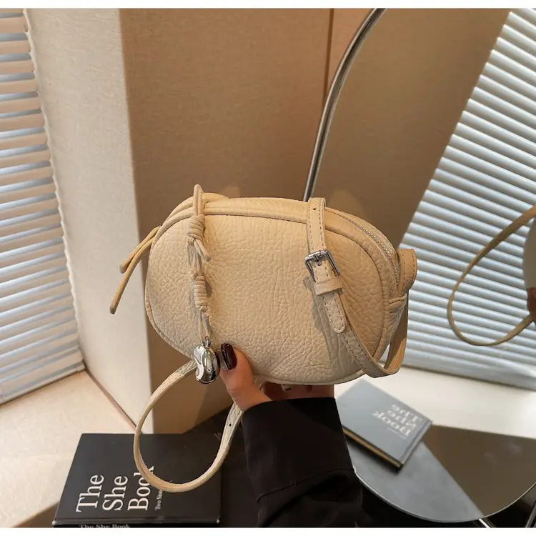 Women's Tan Leather Shoulder Crossbody Bag 2025 — feature 32
