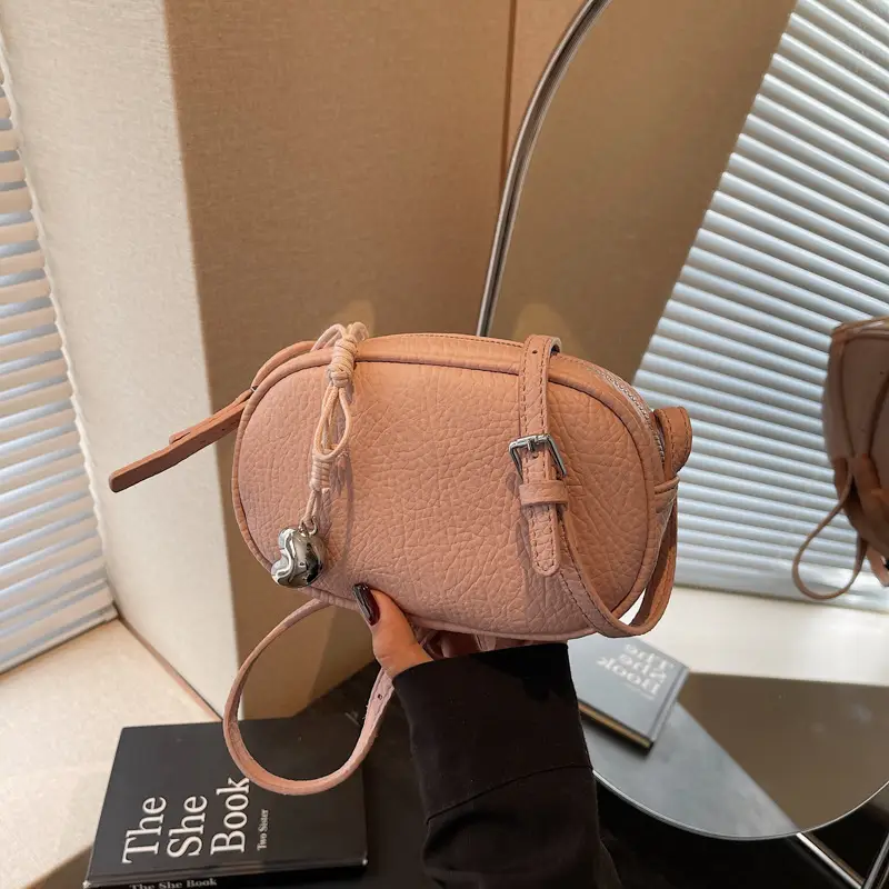 Women's Tan Leather Shoulder Crossbody Bag 2025