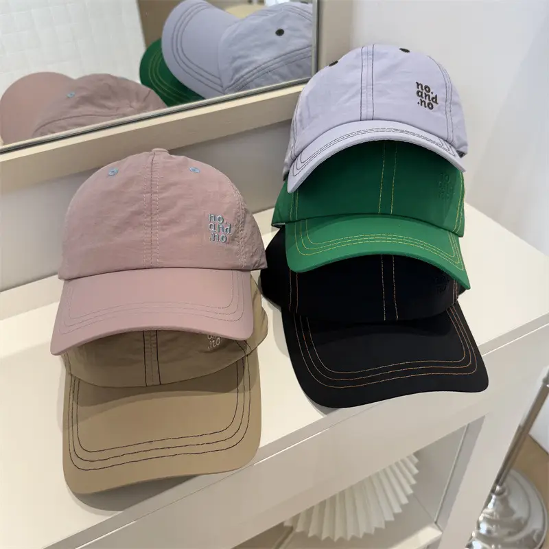 Women Baseball Cap Light Blue Sun Protection 10&15